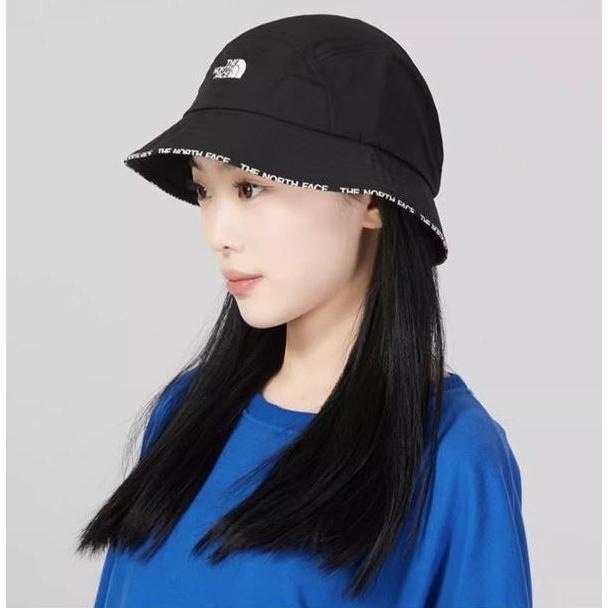 -滿3000免運-[雙和專賣店] THE NORTH FACE 中性 輕量防風透氣漁夫帽/7WHA/黑-細節圖3