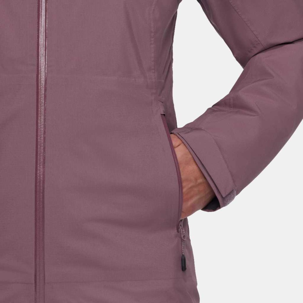 MAMMUT長毛象Alto Light 3 in 1 HS Hooded 女超輕量防水兩件式化纖外套10103088/紫-細節圖7