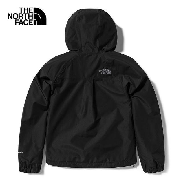 -滿3000免運-[雙和專賣店] THE NORTH FACE 女 DV防水外套/短版/81NX/黑-細節圖3