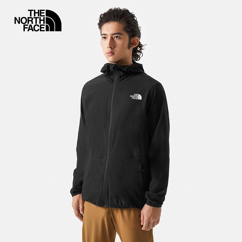 -滿3000免運-[雙和專賣店] THE NORTH FACE 男 彈性兜帽防風外套/7WCY/黑-細節圖7