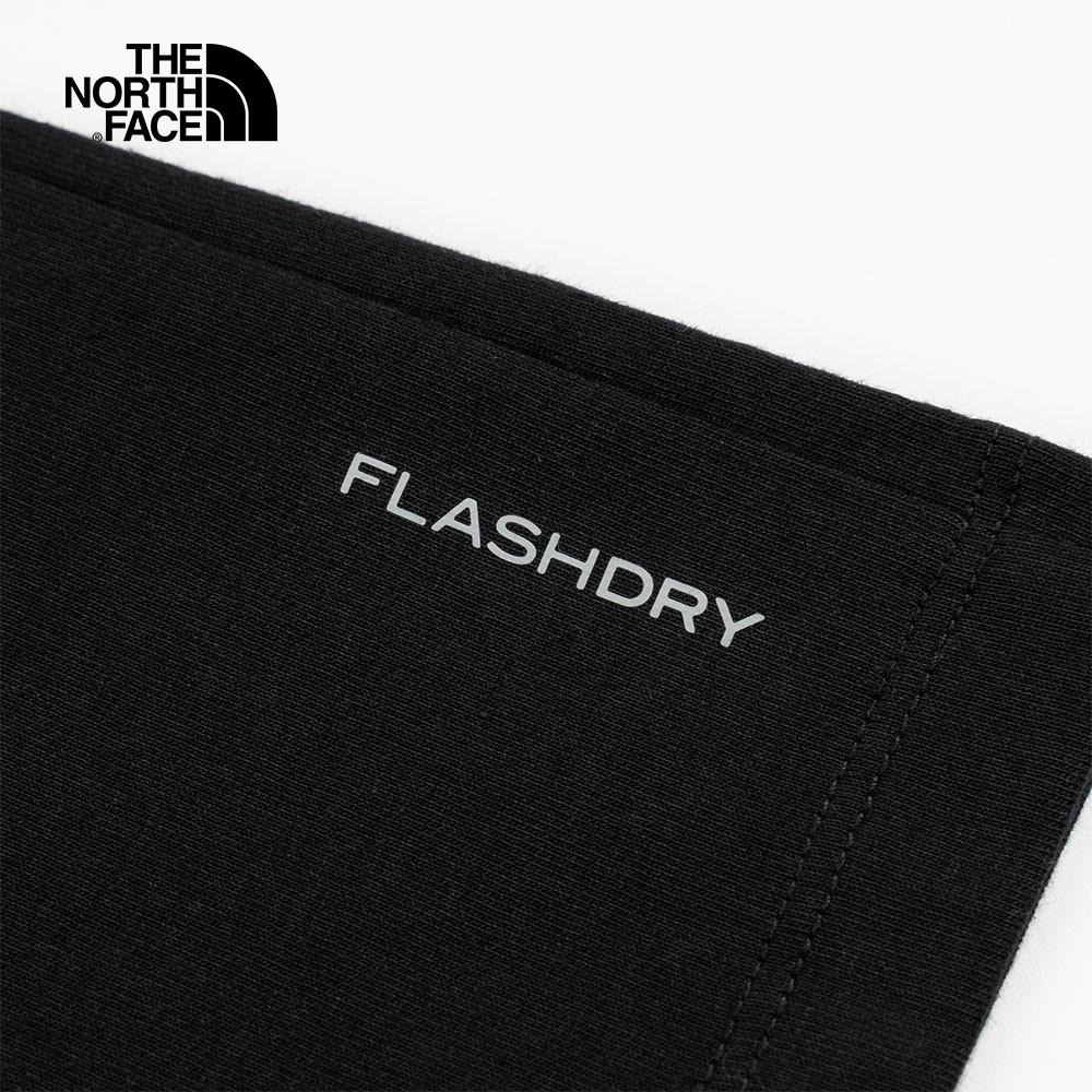 -滿3000免運-[雙和專賣店] THE NORTH FACE 女 混紡短袖LOGO圓領T恤/7QUK/黑-細節圖6