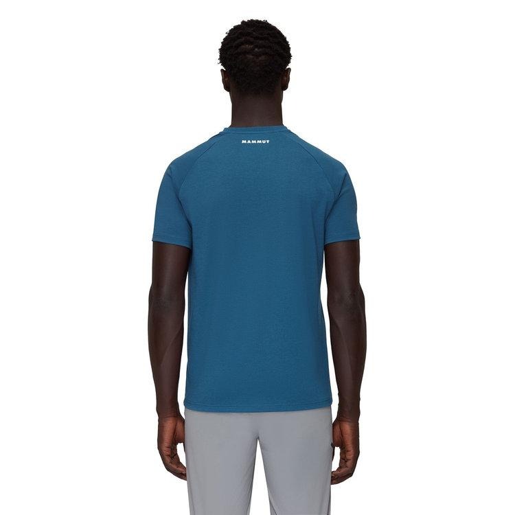 -滿3000免運-[雙和專賣店] MAMMUT 長毛象 男 防曬短袖排汗衣/101704501/深冰藍-細節圖4