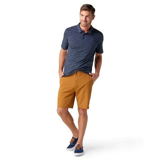 -滿3000免運-[雙和專賣店] SmartWool 男 美麗諾羊毛8吋彈性短褲/SW017099L40/狐狸褐-細節圖2