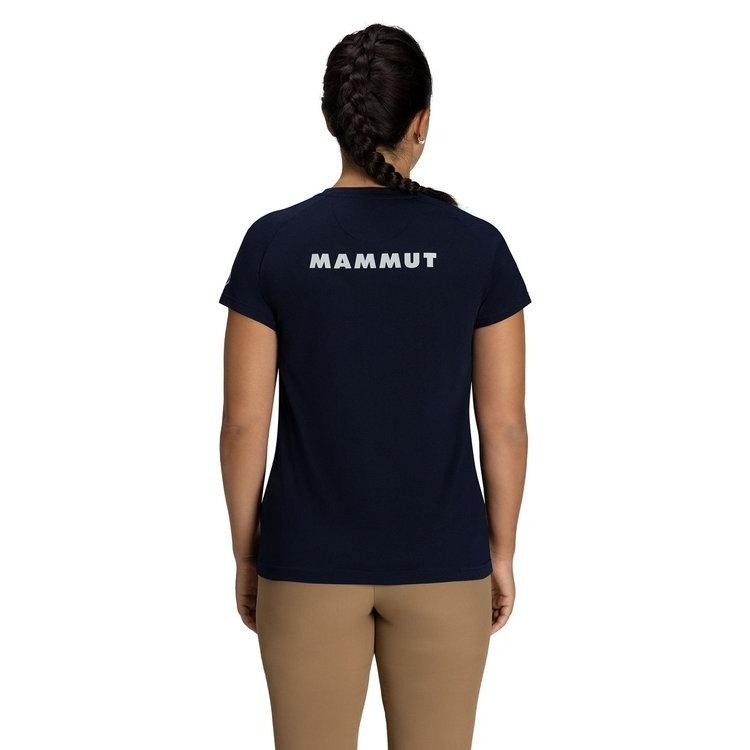 滿3000免運MAMMUT QD Logo Print T-Shirt AF女抗UV短袖排汗衣101702022/海洋藍-細節圖4