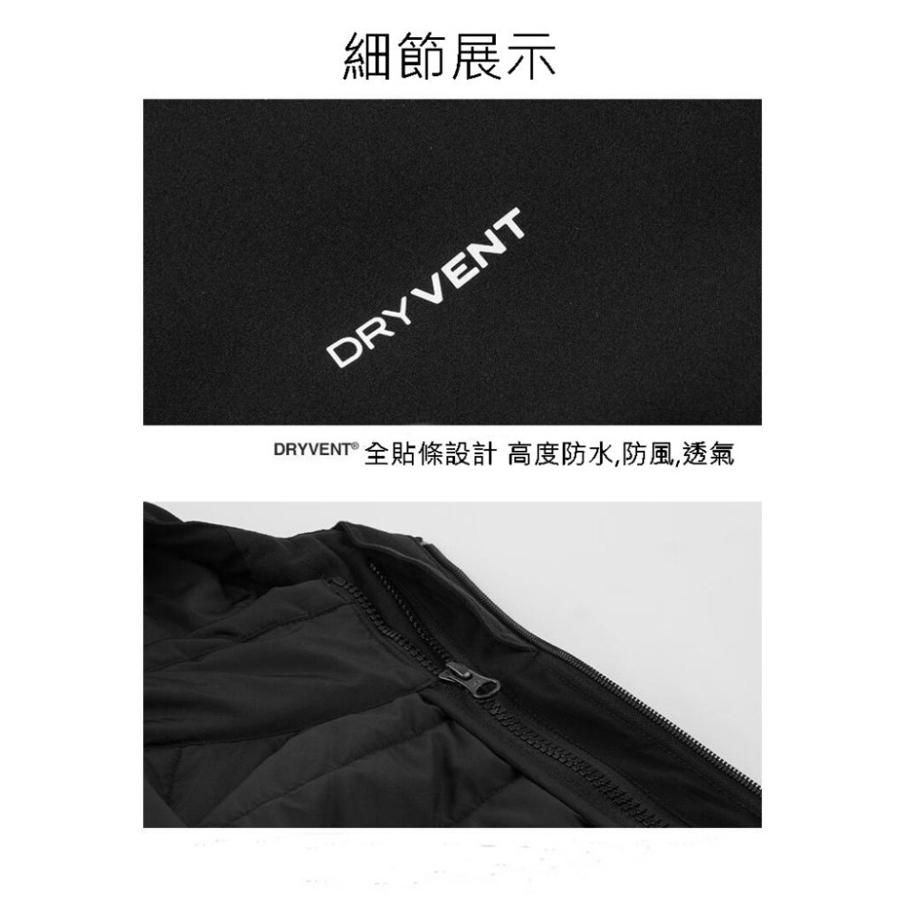 -滿3000免運-[雙和專賣店] THE NORTH FACE 女 DV化纖兩件式外套/5B1X/黑-細節圖6