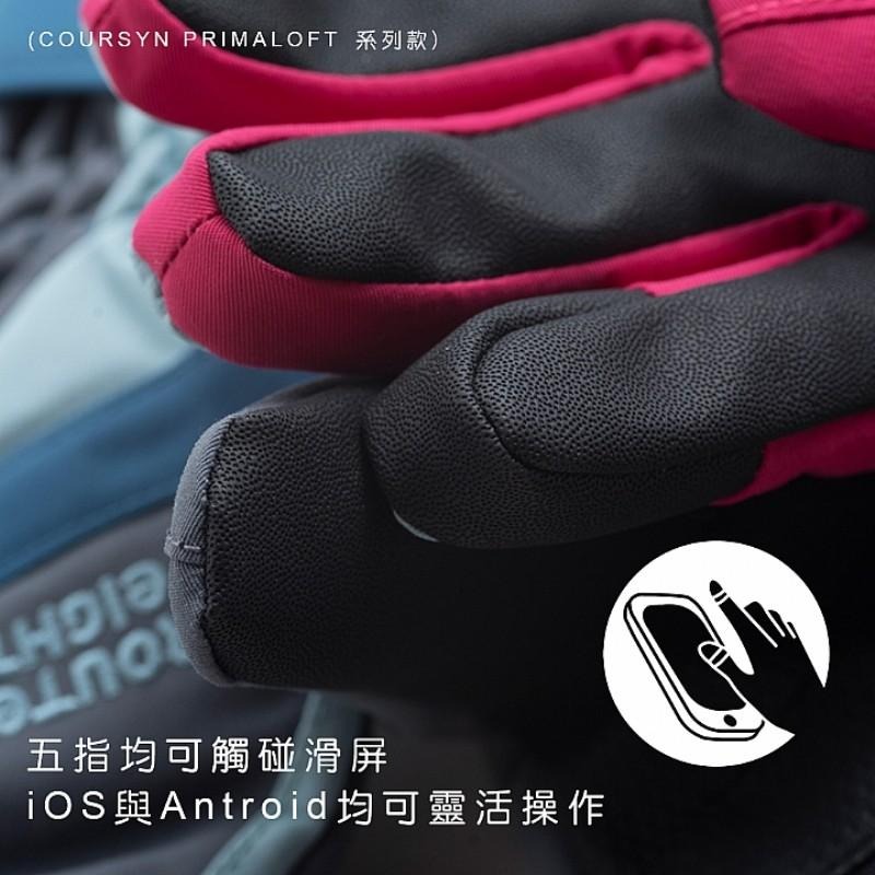 -滿3000免運-[The North Face雙和專賣店]Route 8 COURSYN防水保暖手套/觸控/石磚灰-細節圖2