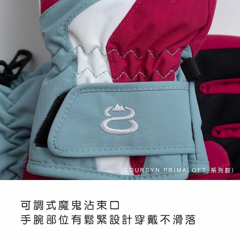 -滿3000免運-[The North Face雙和專賣店]Route 8 COURSYN防水保暖手套/觸控/石磚灰-細節圖3