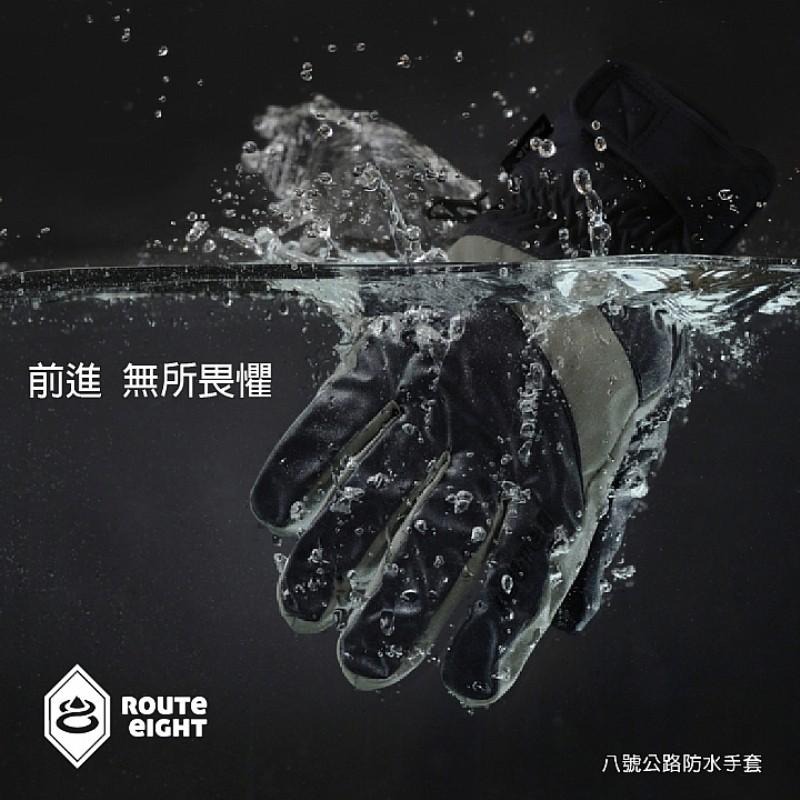 -滿3000免運-[The North Face雙和專賣店]Route8 KORUS 防水保暖手套(石磚灰) 可觸控滑屏-細節圖5