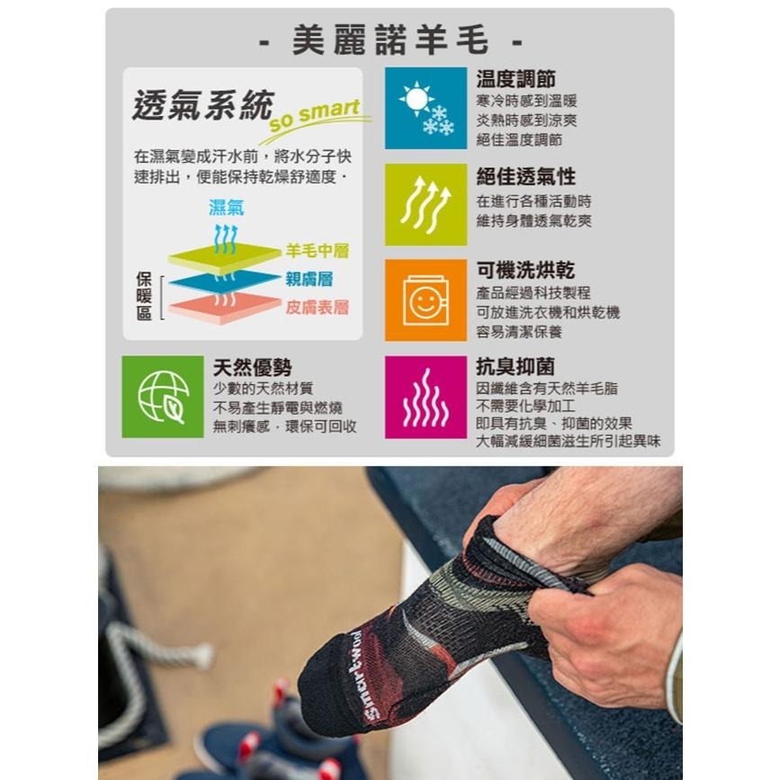 -7折出清-[雙和專賣店] SmartWool 塗鴉短Tee/中性/SW002456/棕熊Logo/淺灰色-細節圖4