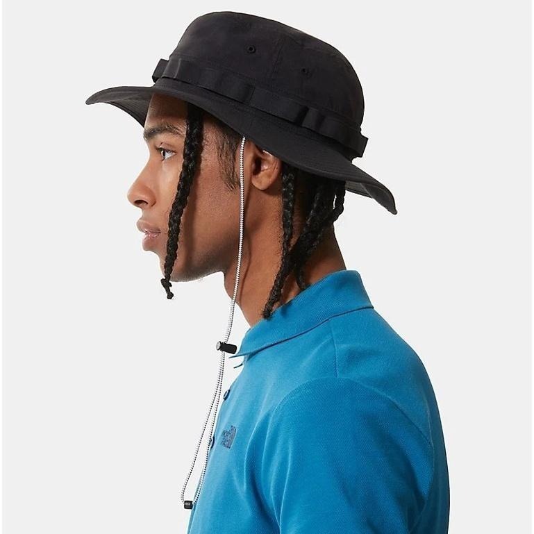 -滿3000免運-[雙和專賣店]THE NORTH FACE 吸濕排汗防曬遮陽帽/5FXF/黑-細節圖8