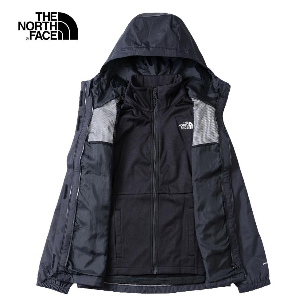 -季末出清-[雙和專賣店] THE NORTH FACE 女 DV刷毛兩件式外套/7QW6/黑-細節圖4
