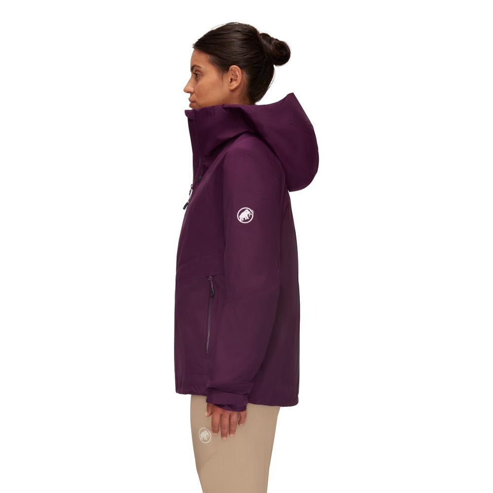 -滿3000免運- MAMMUT 長毛象 Convey 3in1  女 超輕量防水兩件式外套/101029060/紫-細節圖3
