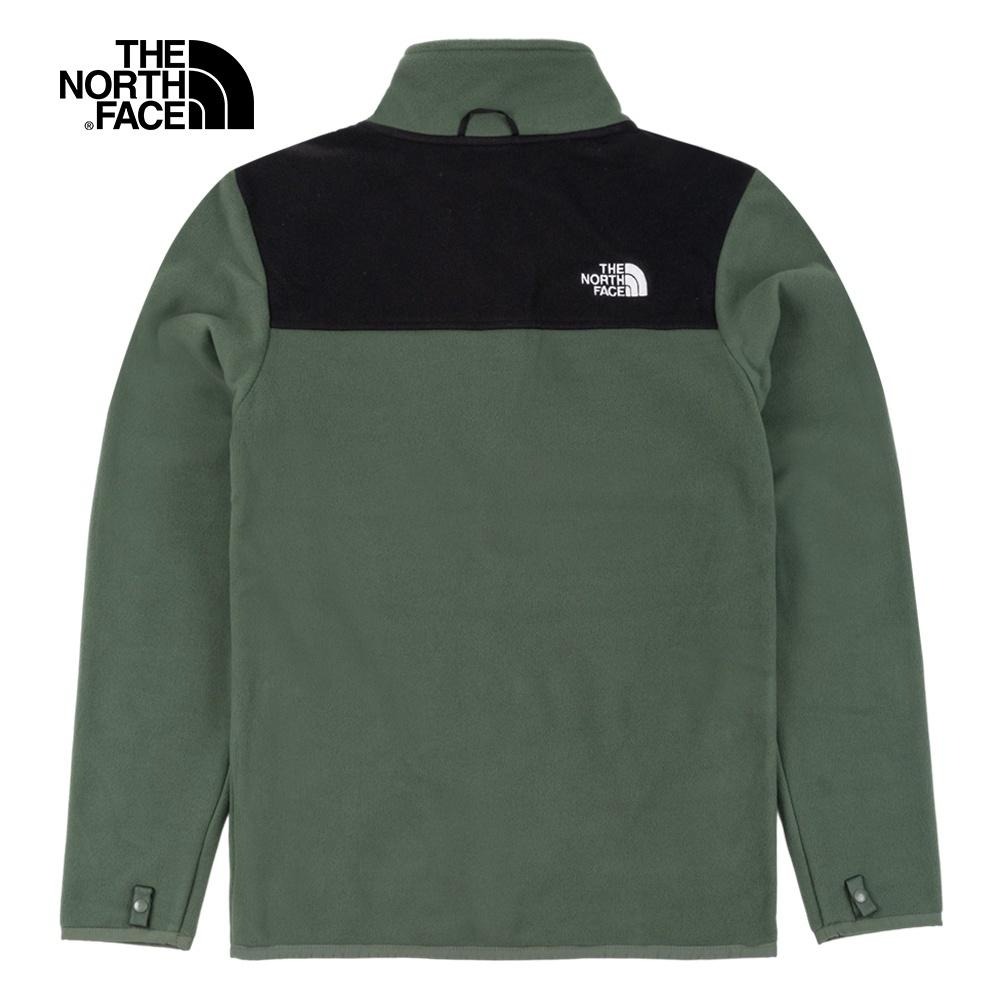 -雙11特惠-[雙和專賣店] THE NORTH FACE 男 保暖刷毛外套/可套接/4NA3/百里香綠-細節圖2