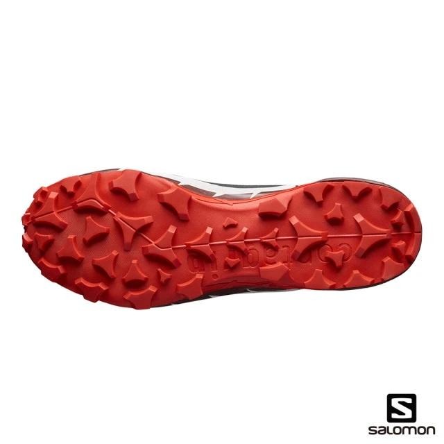 -7折出清-Salomon 男 CROSS HIKE 2 GTX 中筒登山鞋/L41735900/黑 深褐紫火炬紅-細節圖4