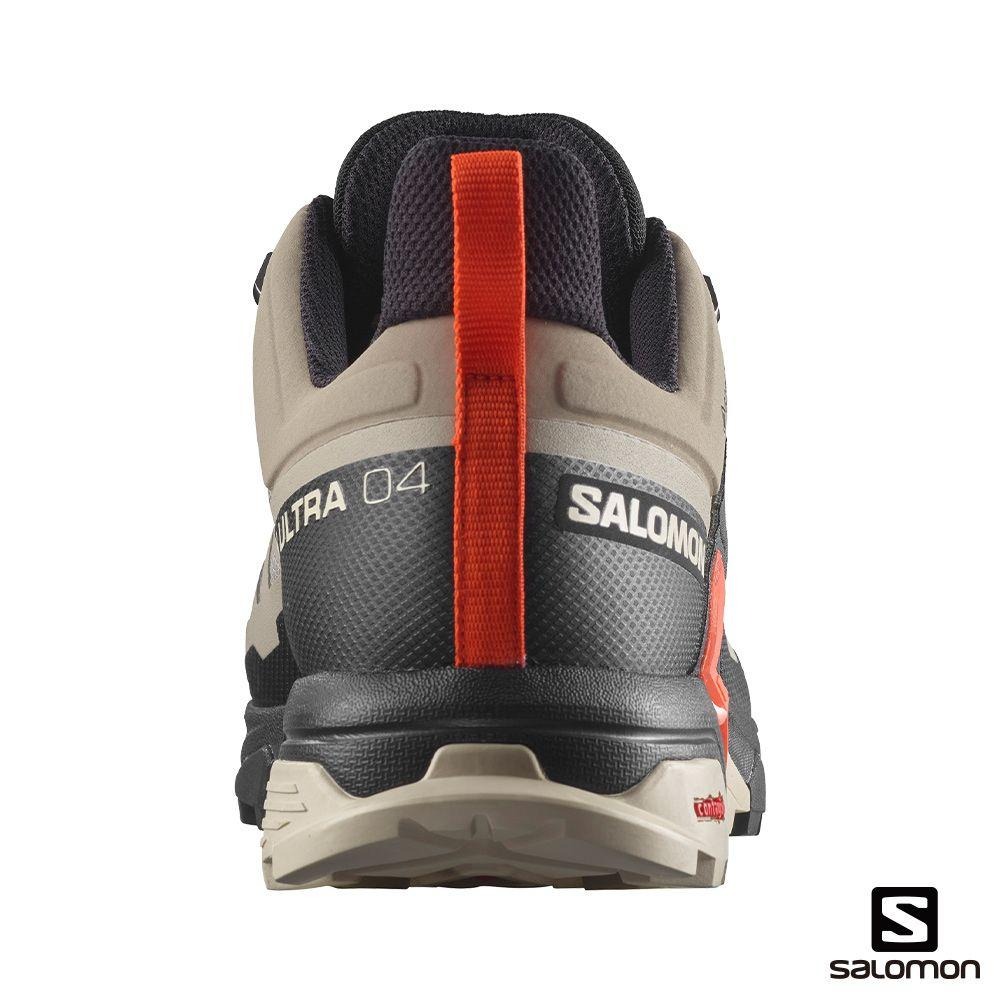 -滿3000免運-Salomon 男 GoreTex防水低筒登山鞋/X ULTRA 4 /L41731400/復古卡其-細節圖2
