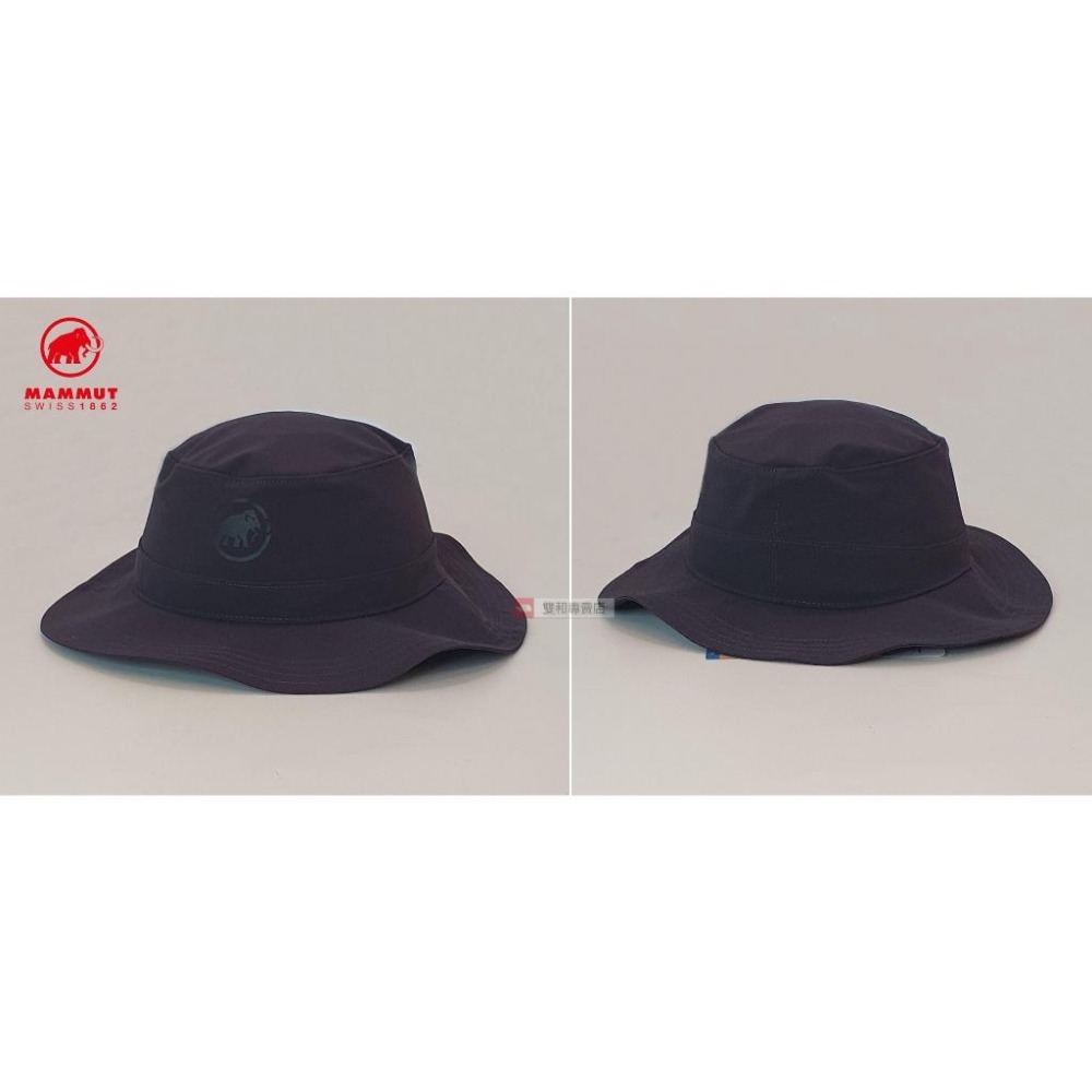 -滿3000免運-[雙和專賣店] MAMMUT 長毛象 Runbold Hat休閒輕量透氣漁夫帽/119104613/黑-細節圖5