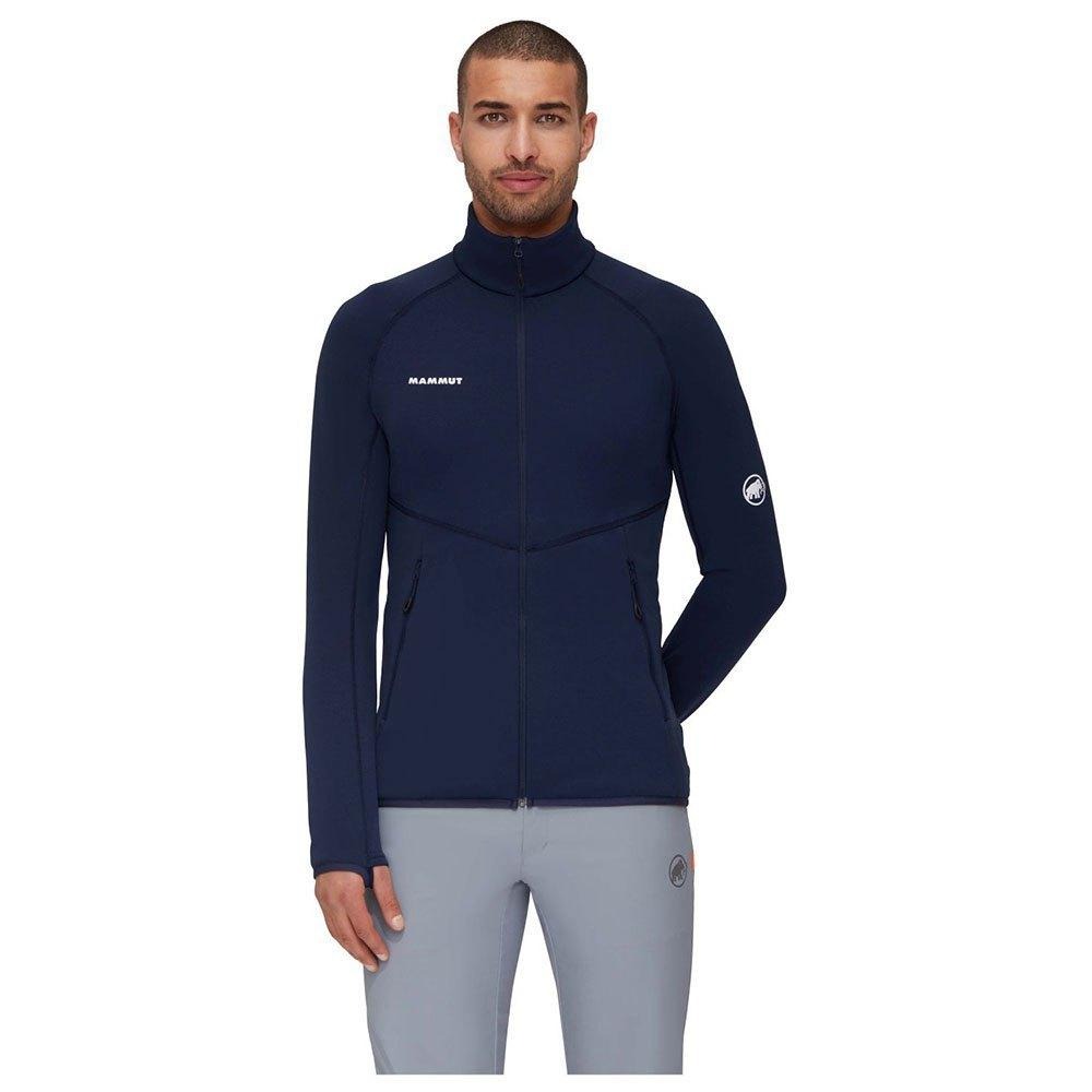 -滿3000免運-[雙和專賣店] MAMMUT 長毛象 男 中層刷毛保暖外套/101404291/海軍藍-細節圖2