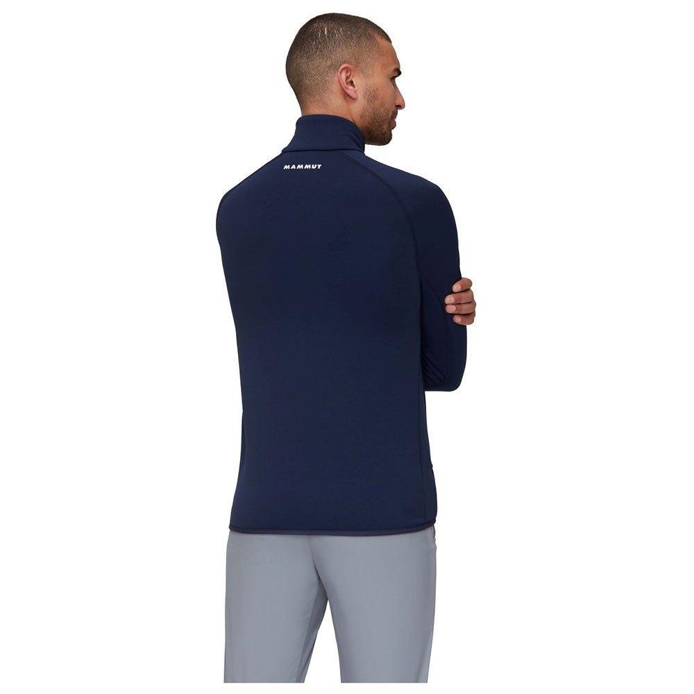 -滿3000免運-[雙和專賣店] MAMMUT 長毛象 男 中層刷毛保暖外套/101404291/海軍藍-細節圖4