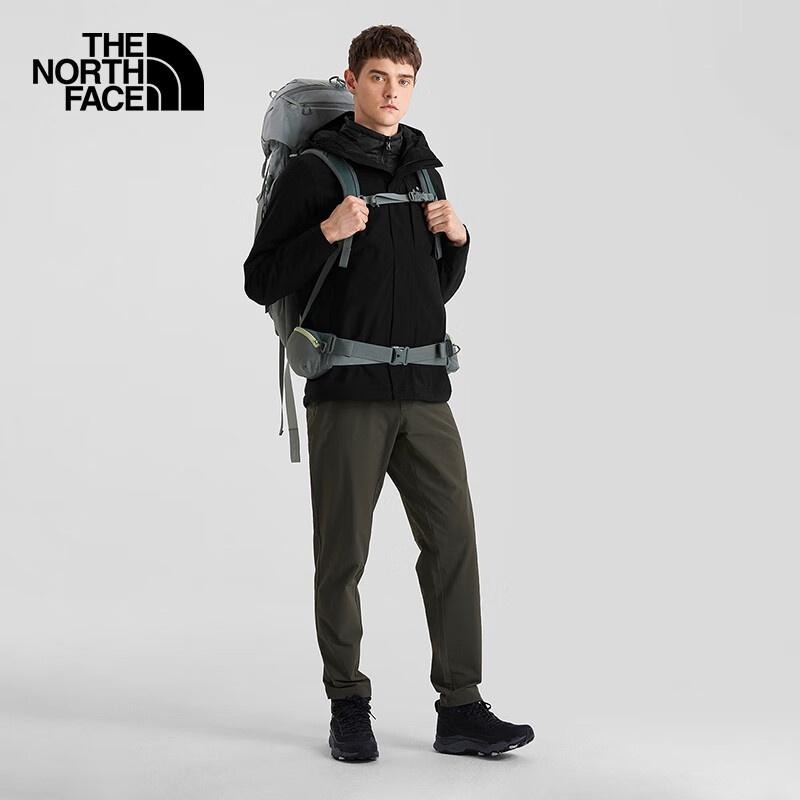 -滿3000免運-[雙和專賣店] THE NORTH FACE 男 DV化纖兩件式外套/81RN/黑-細節圖2