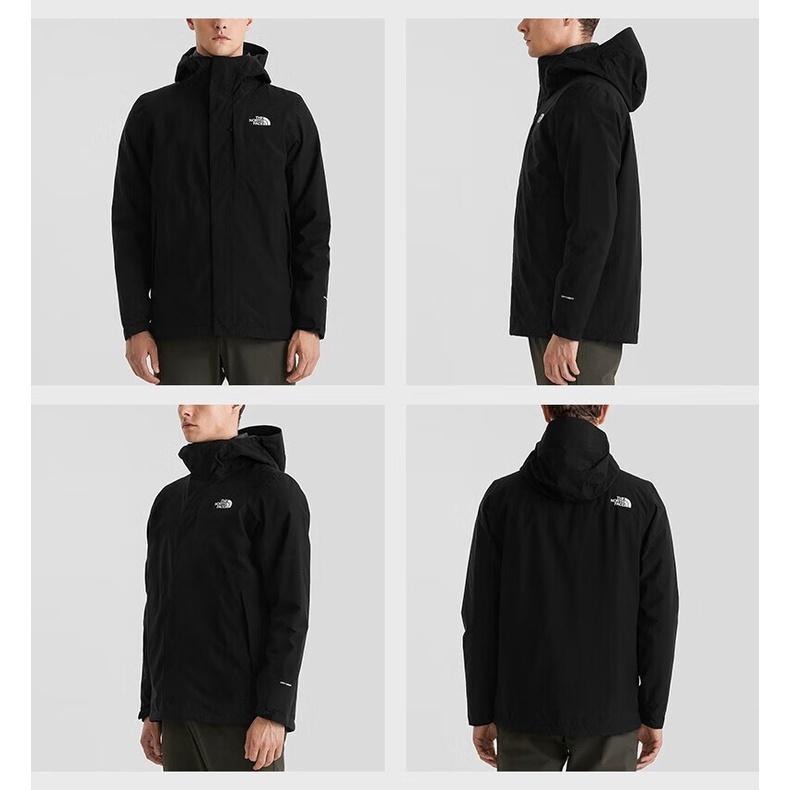 -滿3000免運-[雙和專賣店] THE NORTH FACE 男 DV化纖兩件式外套/81RN/黑-細節圖8