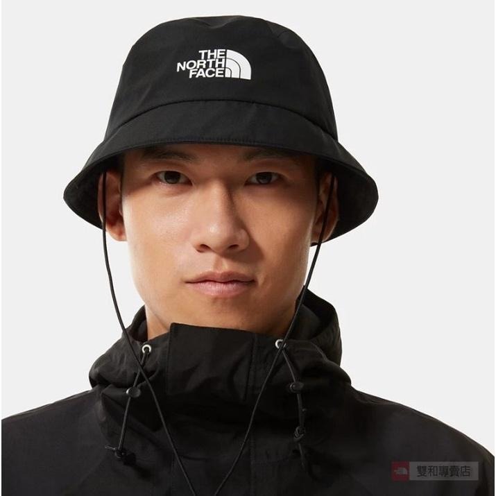 -滿3000免運-[雙和專賣店]THE NORTH FACE 中性 防水漁夫帽/Bucket Hat/5FXK/黑-細節圖5