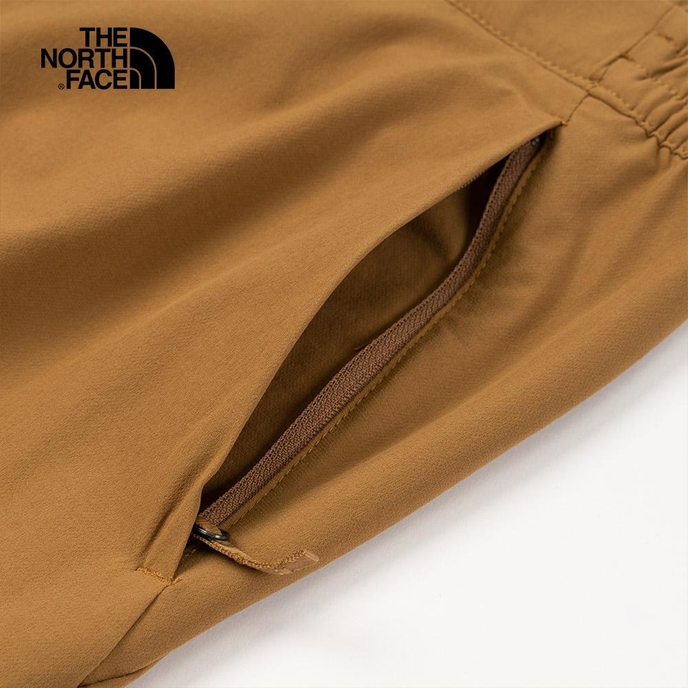 -特價出清!滿3000免運-[雙和專賣店]The North Face 男 防潑水彈性快乾長褲/7WCV/褐色-細節圖4
