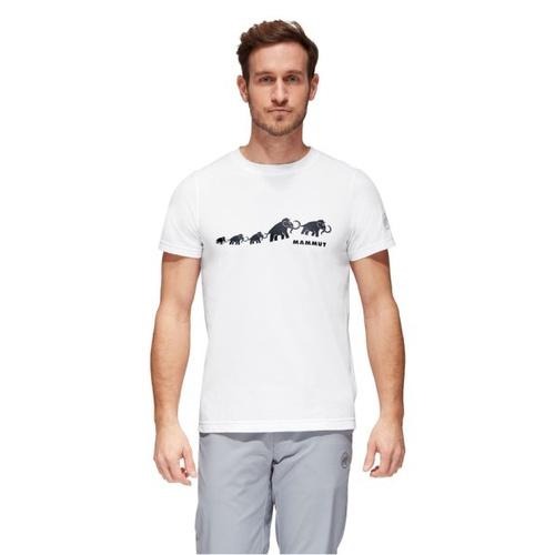 滿3000免運MAMMUT QD Logo Print T-Shirt AF男抗UV排汗短T/101702012/白-細節圖2