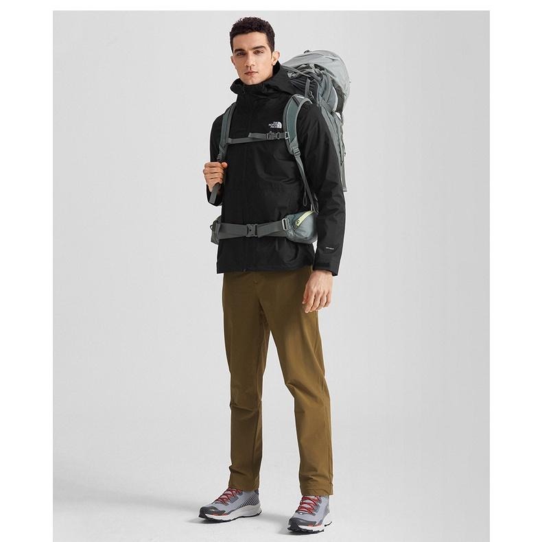 - 滿3000免運 -[雙和專賣店]The North Face 男 DV刷毛兩件式外套/7WAH/黑-細節圖3