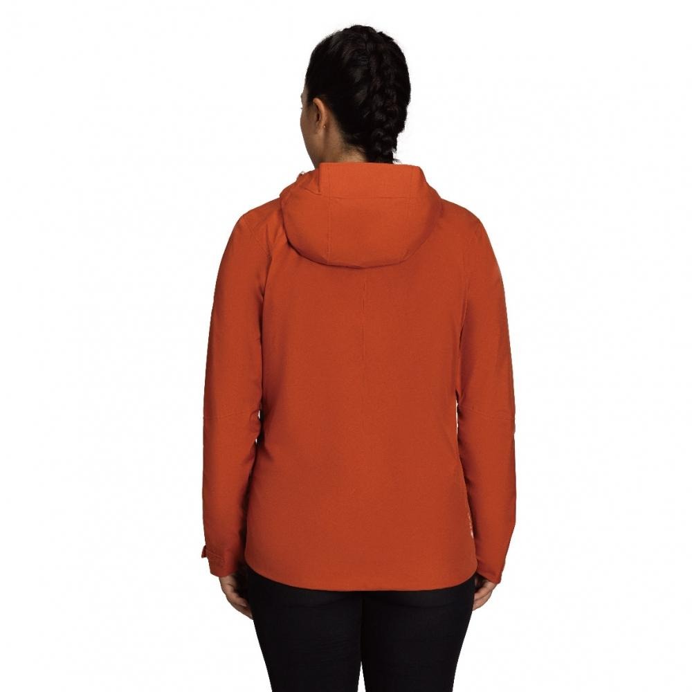 -滿3000免運- MAMMUT 長毛象 Convey Tour AF女超輕量防水外套/1010288012249/陶紅-細節圖3