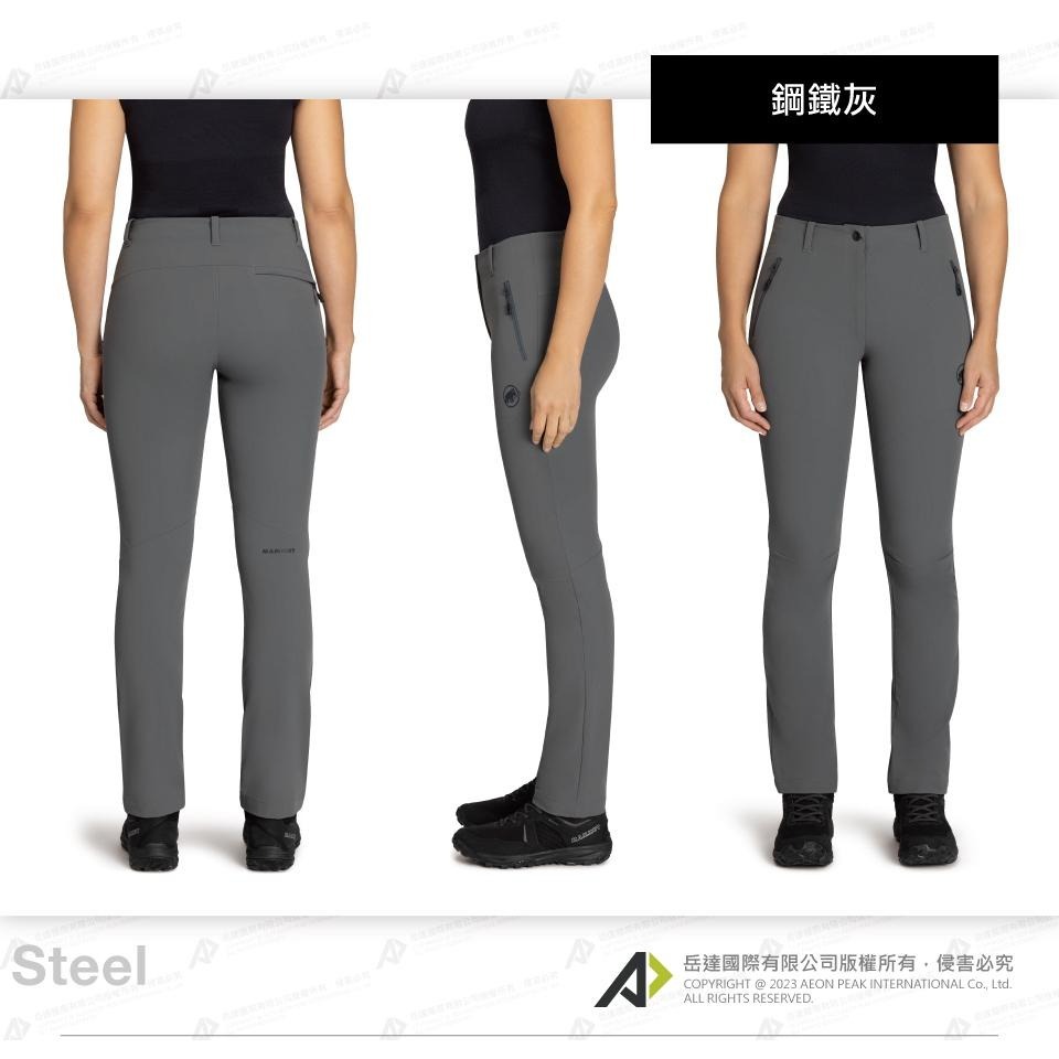 -滿3000免運-MAMMUT長毛象 TREKKERS 3.0 SO Pants 女彈性防風長褲/10210081-細節圖3