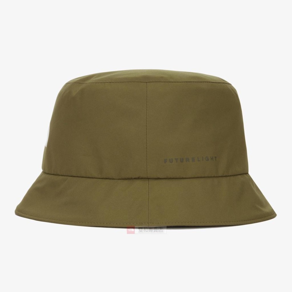 -滿3000免運-[雙和專賣店]THE NORTH FACE 中性 防水漁夫帽/Bucket Hat/5FXK/軍綠-細節圖3