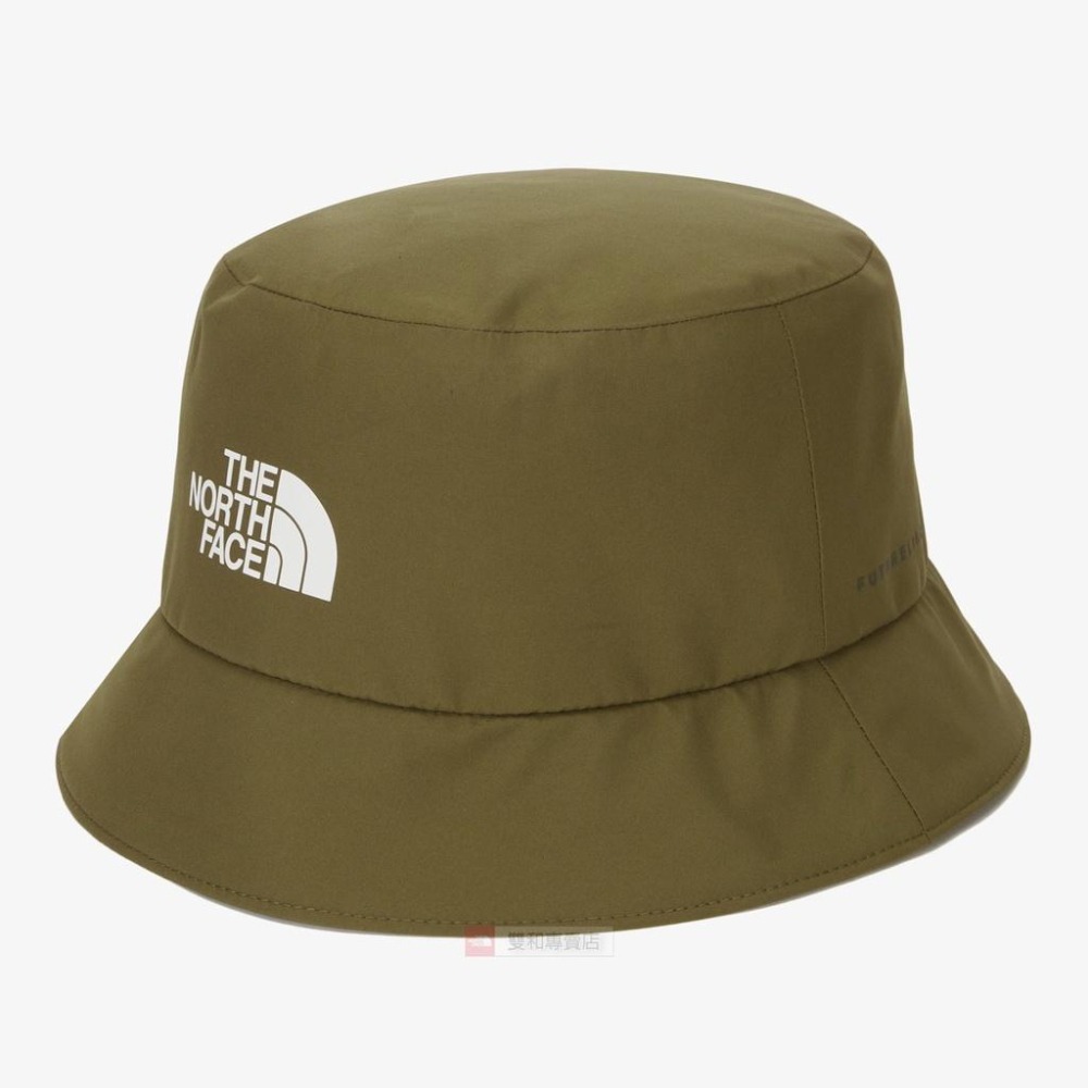 -滿3000免運-[雙和專賣店]THE NORTH FACE 中性 防水漁夫帽/Bucket Hat/5FXK/軍綠-細節圖5