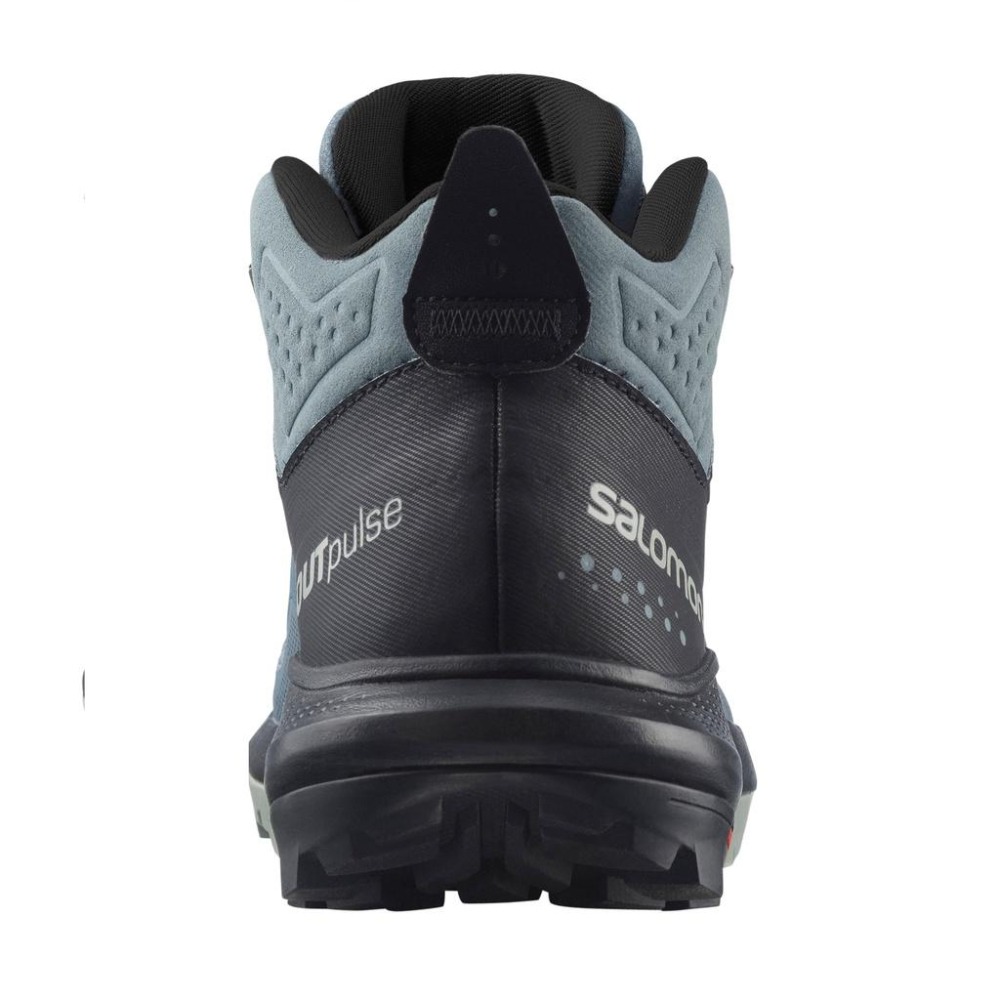 -滿3000免運-[雙和專賣店] Salomon 女 OUTpulse GT 防水中筒登山鞋/L41593700/暴綠黑-細節圖3