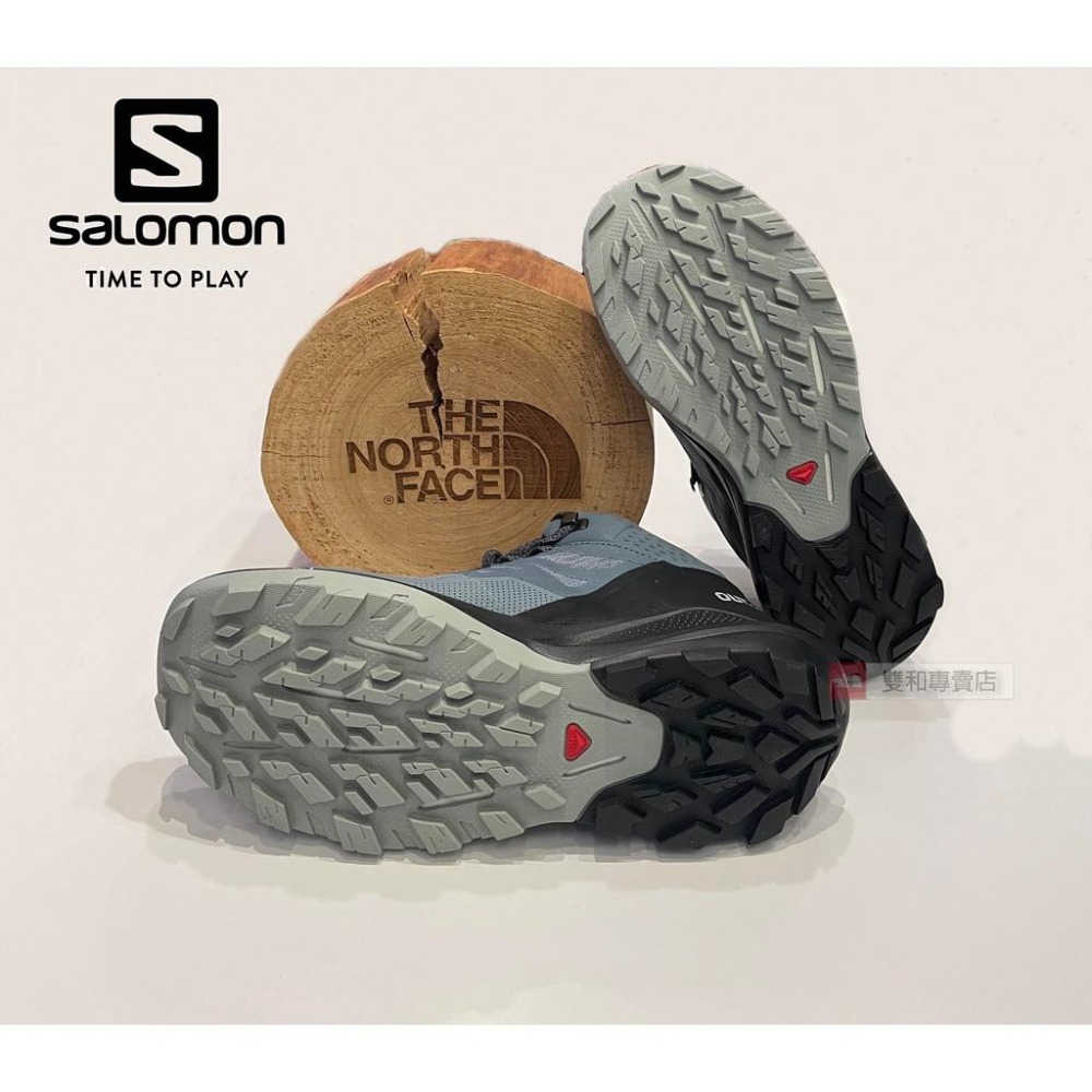 -滿3000免運-[雙和專賣店] Salomon 女 OUTpulse GT 防水中筒登山鞋/L41593700/暴綠黑-細節圖5