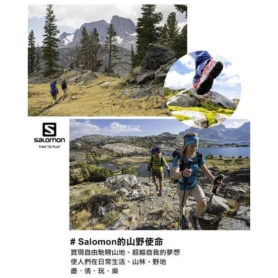 -滿3000免運-[雙和專賣店] Salomon 女 OUTpulse GT 防水中筒登山鞋/L41593700/暴綠黑-細節圖9
