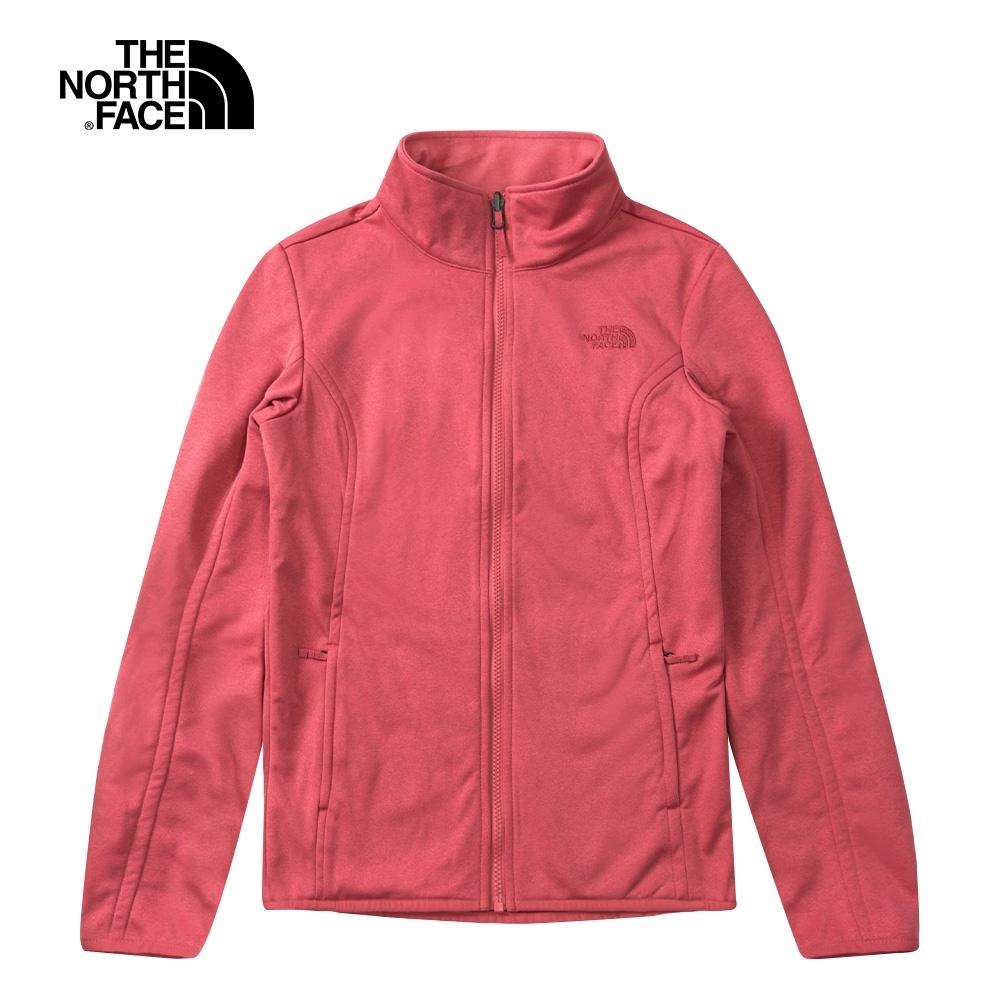 - 滿3000免運 -[雙和專賣店]The North Face 女 DV刷毛兩件式外套/7WAI/玫瑰粉-細節圖4