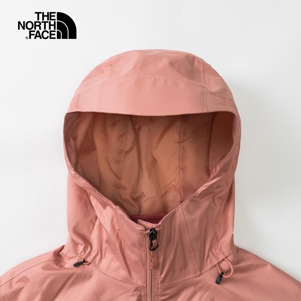 - 滿3000免運 -[雙和專賣店]The North Face 女 DV刷毛兩件式外套/7WAI/玫瑰粉-細節圖5