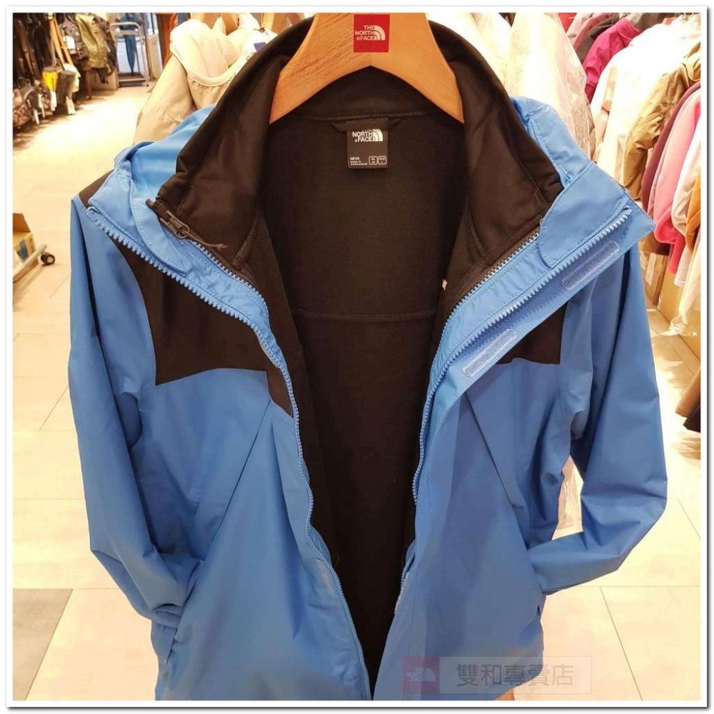 -7折特價-[雙和專賣店] THE NORTH FACE 男 DV 刷毛兩件式外套/7W7T/音速藍-細節圖5