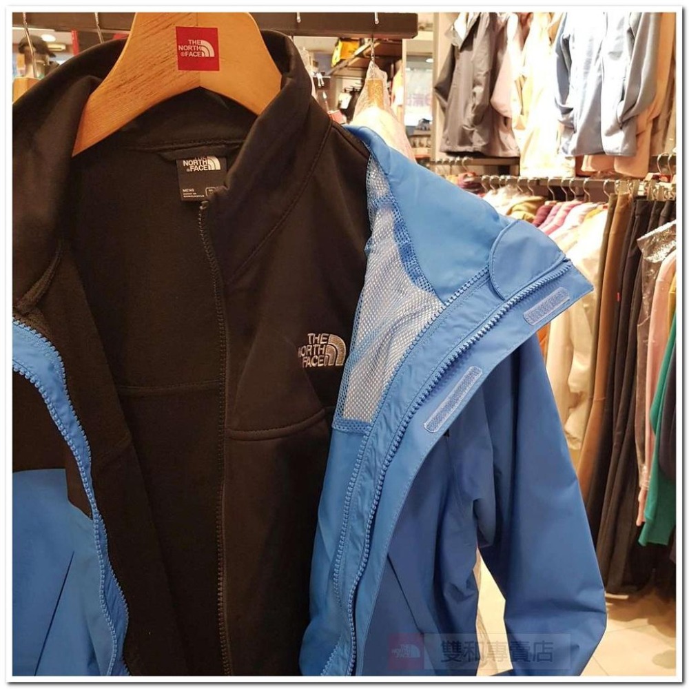 -7折特價-[雙和專賣店] THE NORTH FACE 男 DV 刷毛兩件式外套/7W7T/音速藍-細節圖6