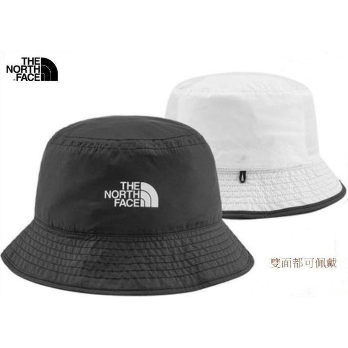 -滿3000免運-[雙和專賣店]THE NORTH FACE 戶外遮陽可收納雙面漁夫帽/CGZ0/黑-細節圖2