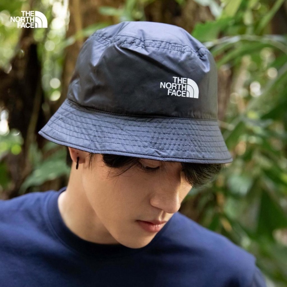 -滿3000免運-[雙和專賣店]THE NORTH FACE 戶外遮陽可收納雙面漁夫帽/CGZ0/黑-細節圖6