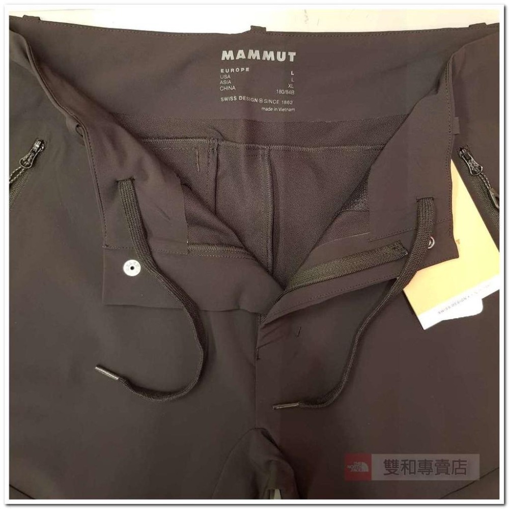 -滿3000免運-MAMMUT 長毛象 TREKKERS 3.0 AF 男 彈性防風長褲/102100800/黑-細節圖9