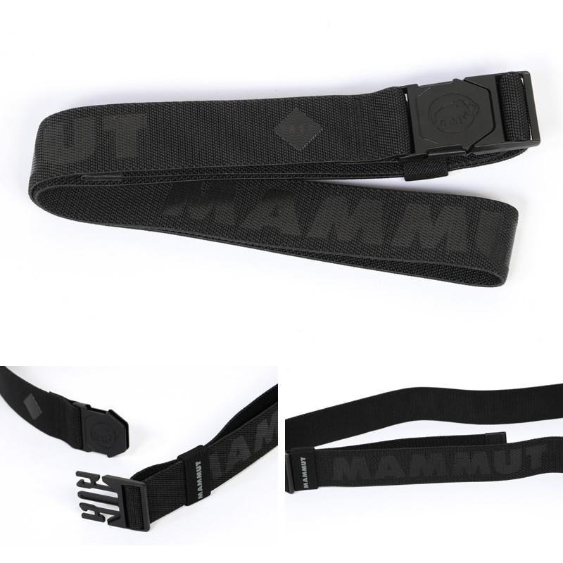 -滿3000免運-[MAMMUT 長毛象 MA Alpine Belt 腰帶/119200080/黑-細節圖2