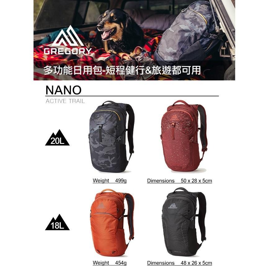 [雙和專賣店]GREGORY 20L多功能背包/NANO20/GG111499/曜石黑-細節圖4