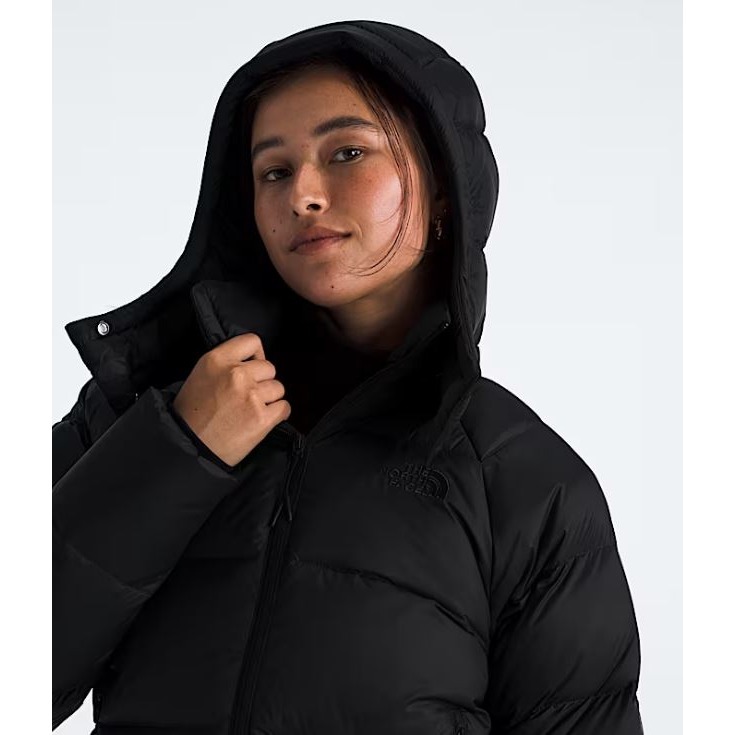 -滿3000免運-[雙和專賣店]THE NORTH FACE 女 600fill兜帽羽絨外套/8ENC/黑-細節圖7