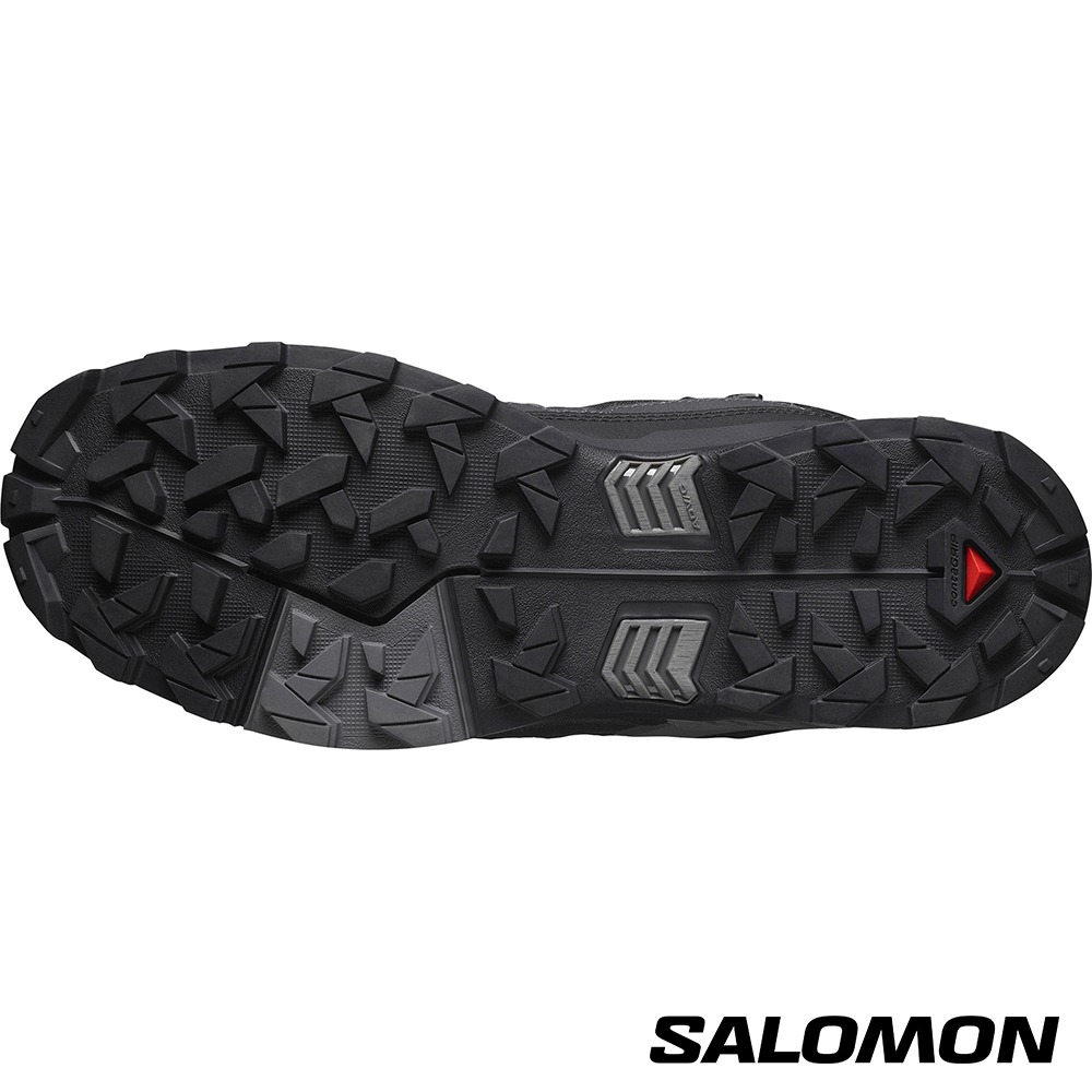 -滿3000免運-Salomon 男 X ULTRA 5 Goretex 中筒登山鞋 寬楦/L47755400-細節圖3