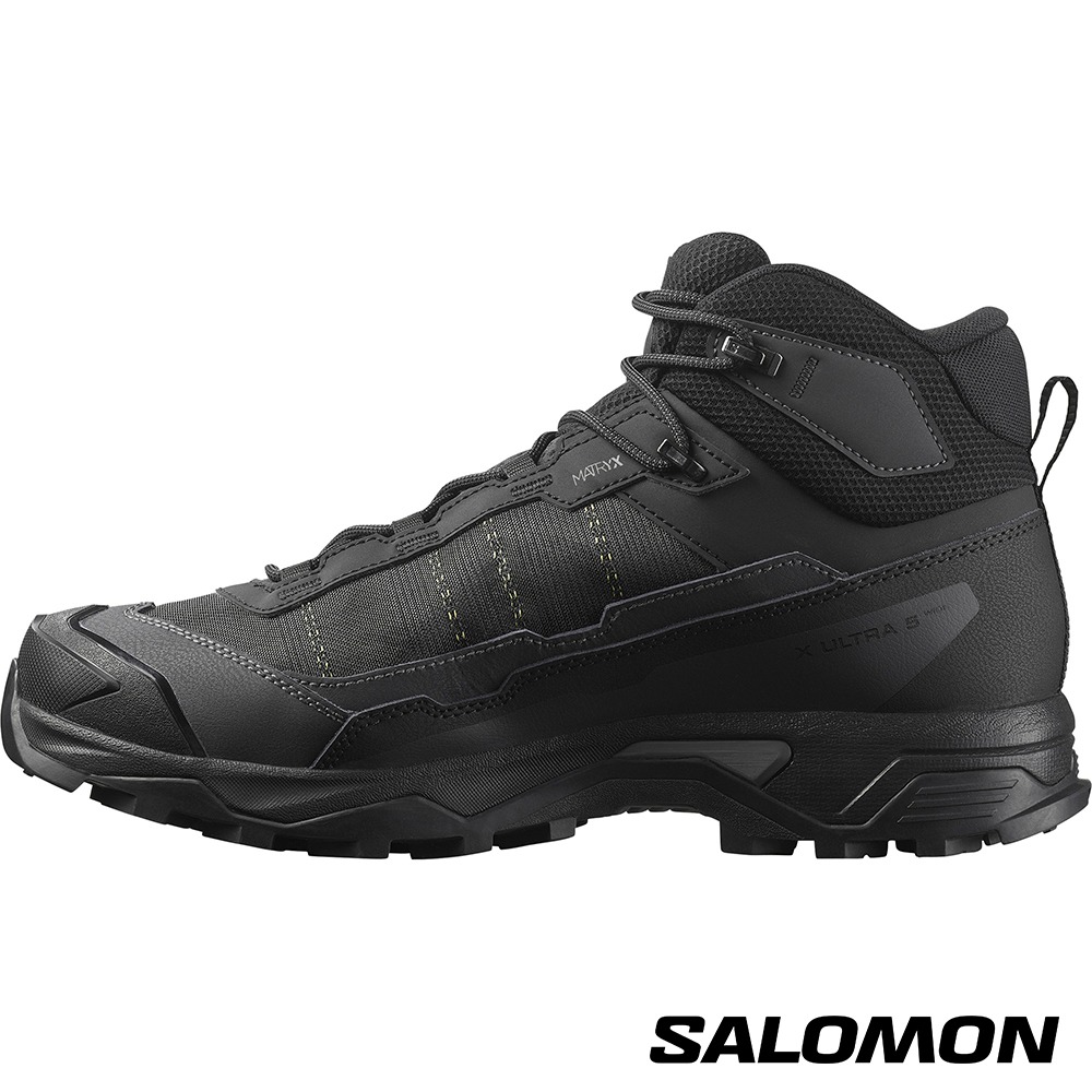 -滿3000免運-Salomon 男 X ULTRA 5 Goretex 中筒登山鞋 寬楦/L47755400-細節圖6