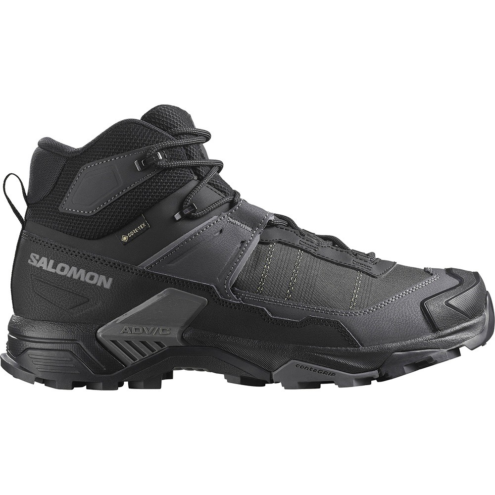 -滿3000免運-Salomon 男 X ULTRA 5 Goretex 中筒登山鞋 寬楦/L47755400-細節圖8