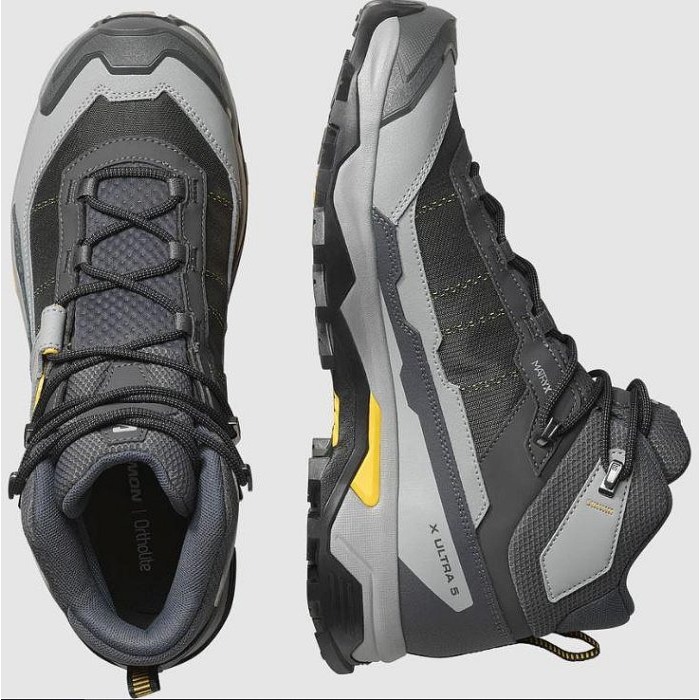 -滿3000免運-Salomon 男 X ULTRA 5 Goretex 中筒登山鞋/L47754100-細節圖4