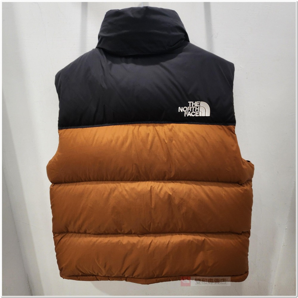 -滿3000免運-雙和專賣店【經典復刻】THE NORTH FACE1996 Nuptse羽絨背心/3JQQ/棕黑-細節圖2